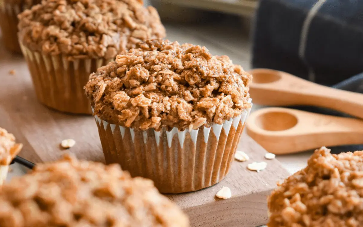 Photo: Applesauce Oatmeal Muffins.
