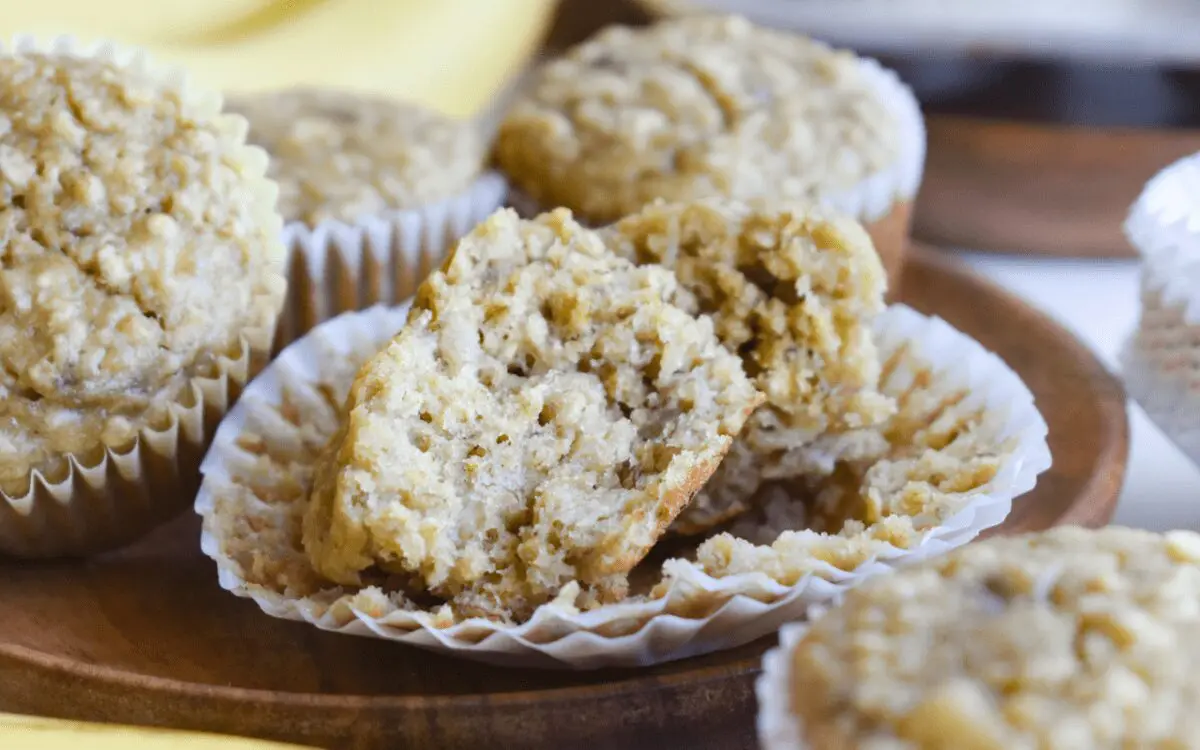 Photo: Banana Oatmeal Muffins.