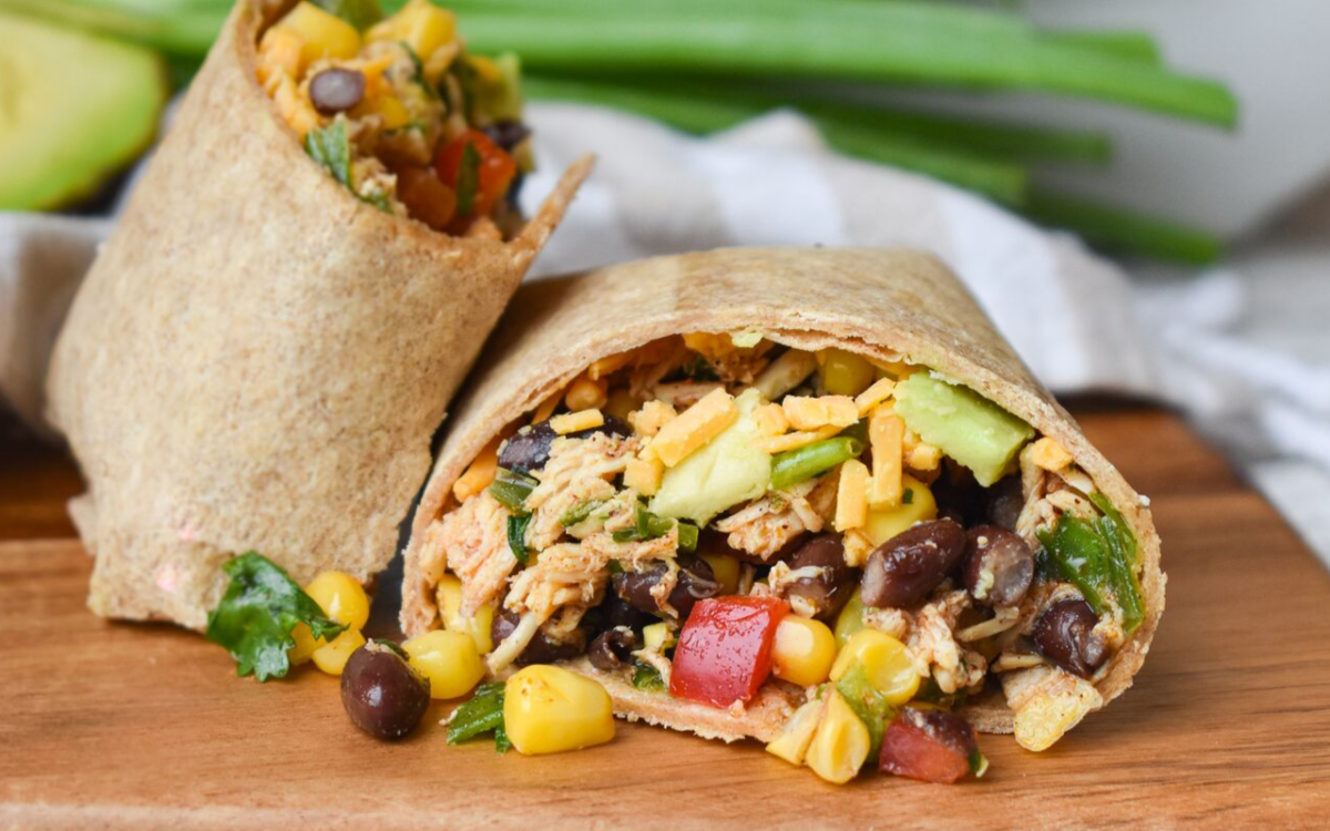 Southwest Chicken Wraps.