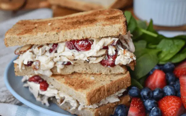 Cranberry Almond Chicken Salad.