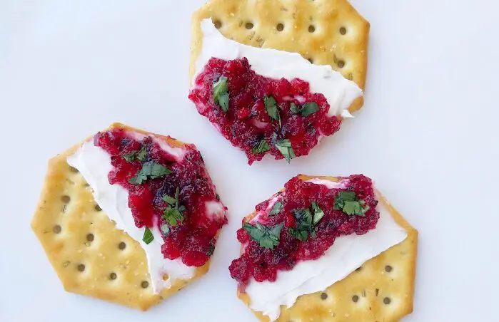 Cranberry Jalapeno Salsa Holiday Dip