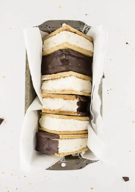 Salted Caramel Smore's in baking tin.