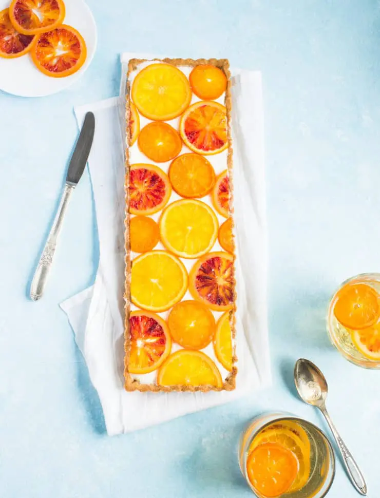 Mimosa Tart at the Simple Sweet Life | Easter Menu Ideas