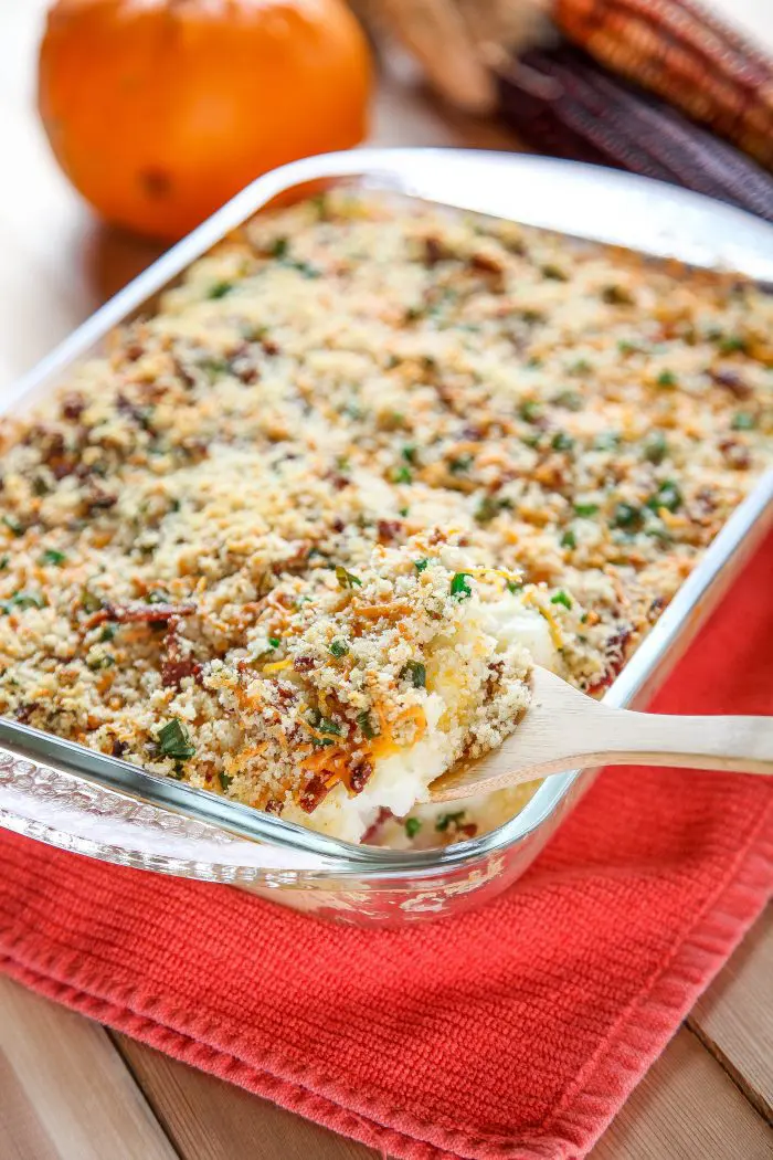 Potato Casserole with Bacon at Baking Beauty | Easter Menu Ideas