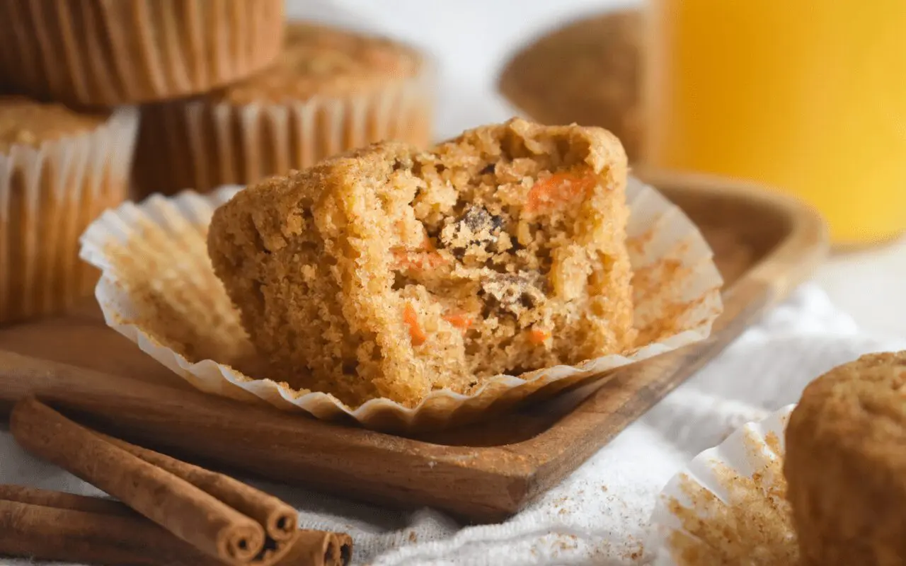 Photo: Carrot Raisin Muffins.