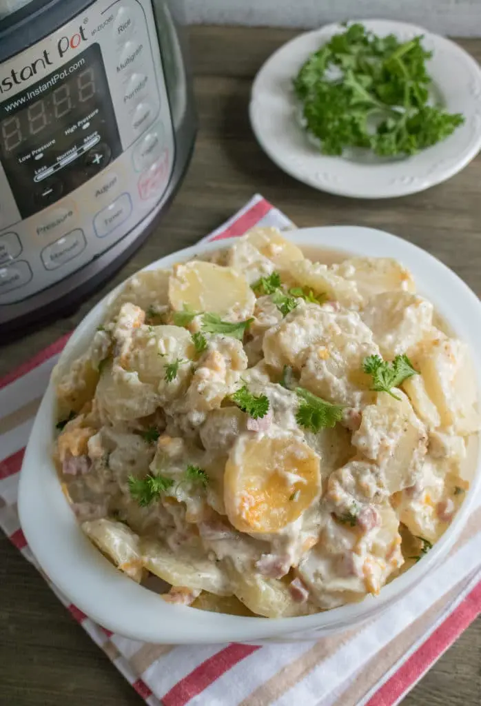 Instant Pot Scalloped Potatoes at My Heavenly Recipes | Easter Menu Ideas