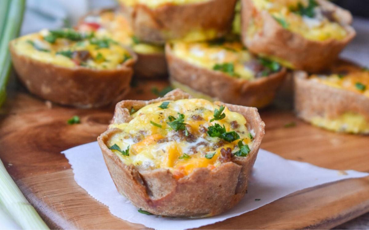 Tortilla Egg Cups.