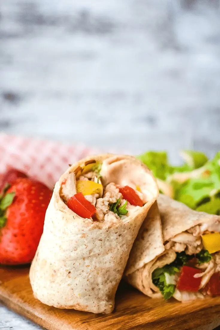 Asian Chicken Wraps - Eat Wheat.