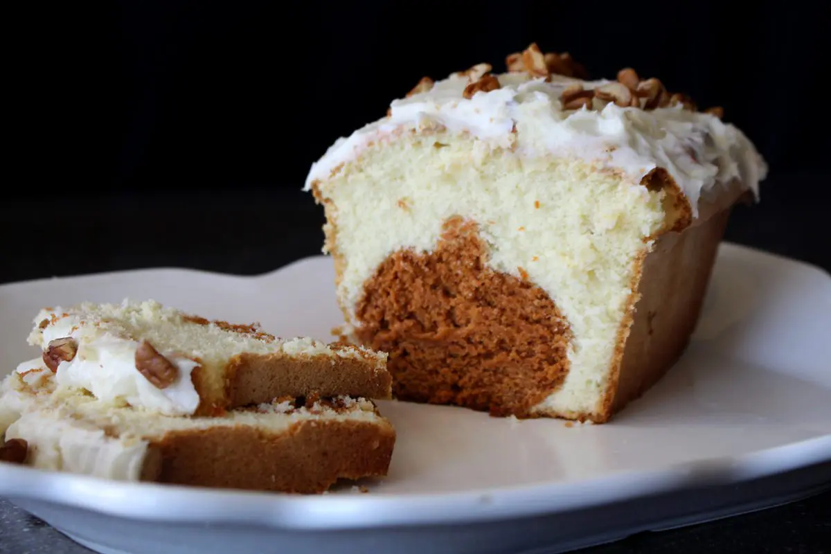Pumpkin cake.
