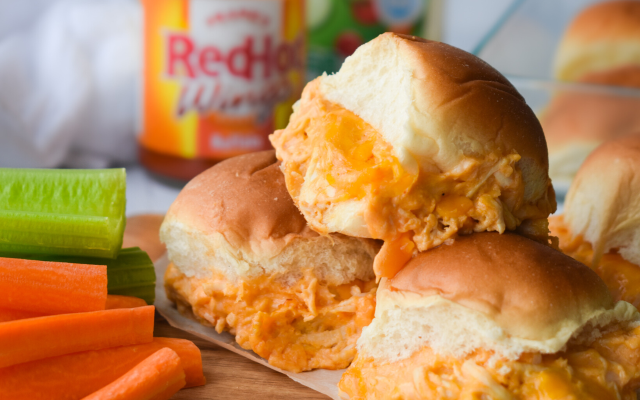 Photo: Buffalo Chicken Sliders.