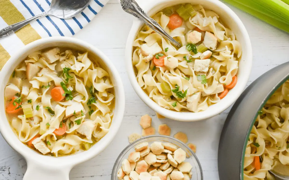 Image: 30 Minute Chicken Noodle Soup.