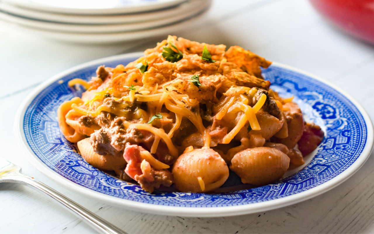 Image: Zesty Taco Pasta Skillet.