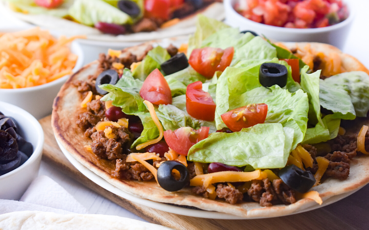 Photo: Mexican Tostada Salad.