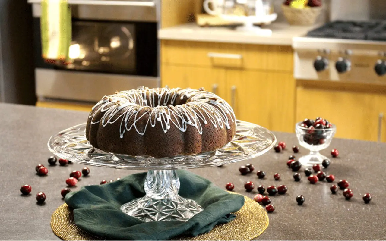 Cranberry Sauce Orange Swirl Cake