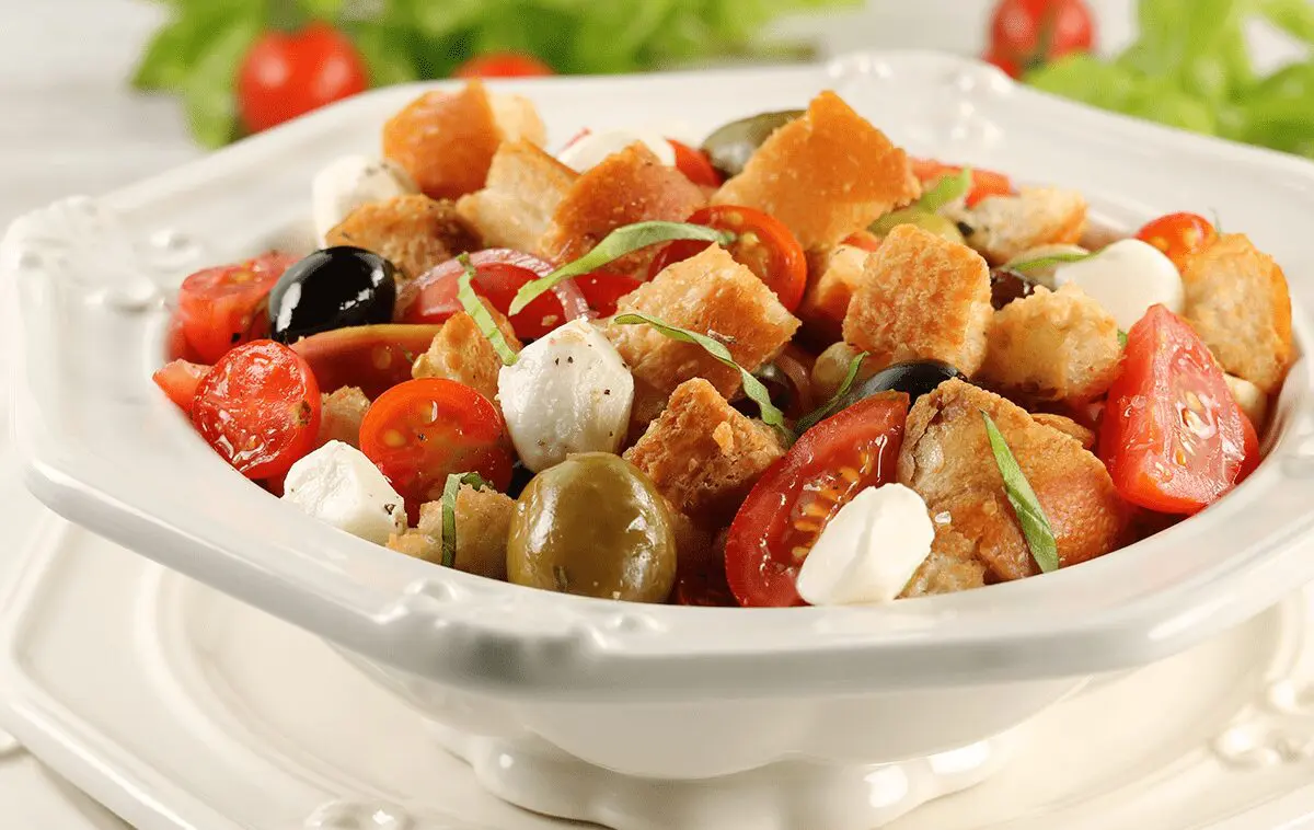 Image: Panzanella Salad.
