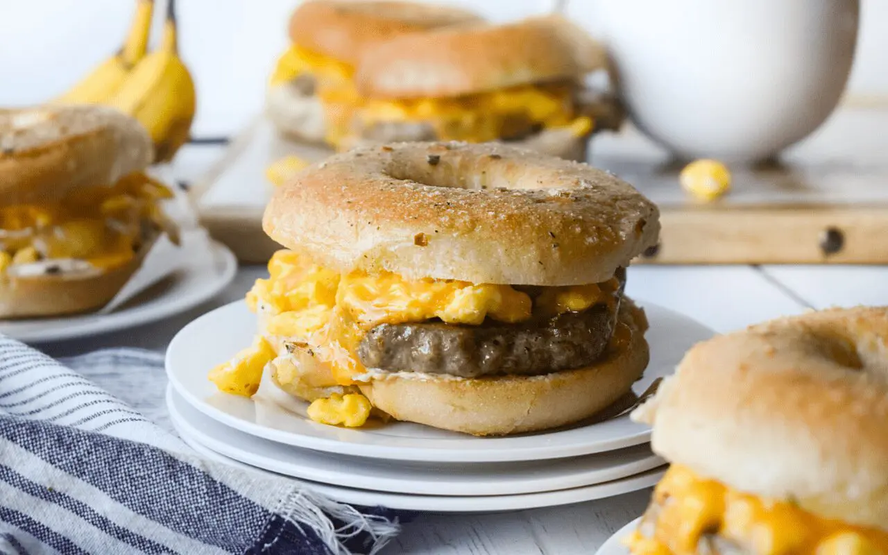 Breakfast Bagel Sandwich