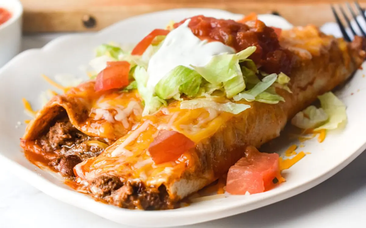 Easy Beef Enchiladas