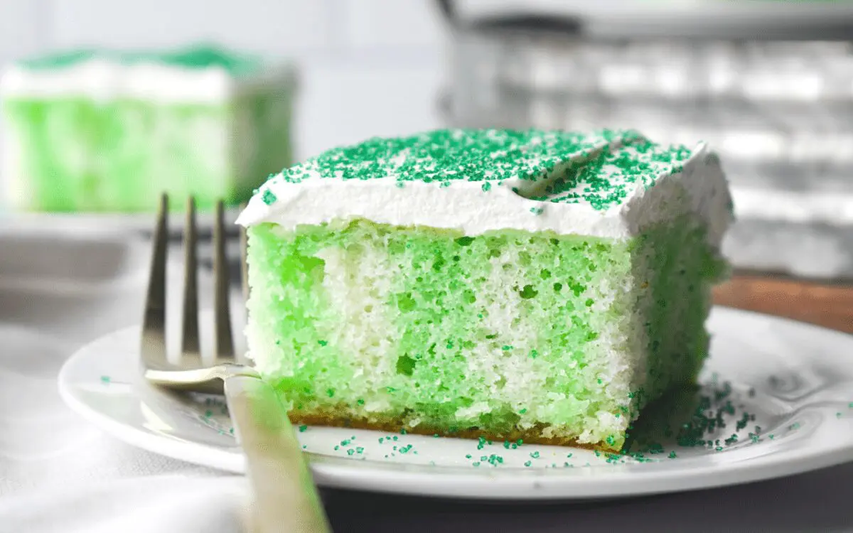 Photo: Lime Poke Cake.