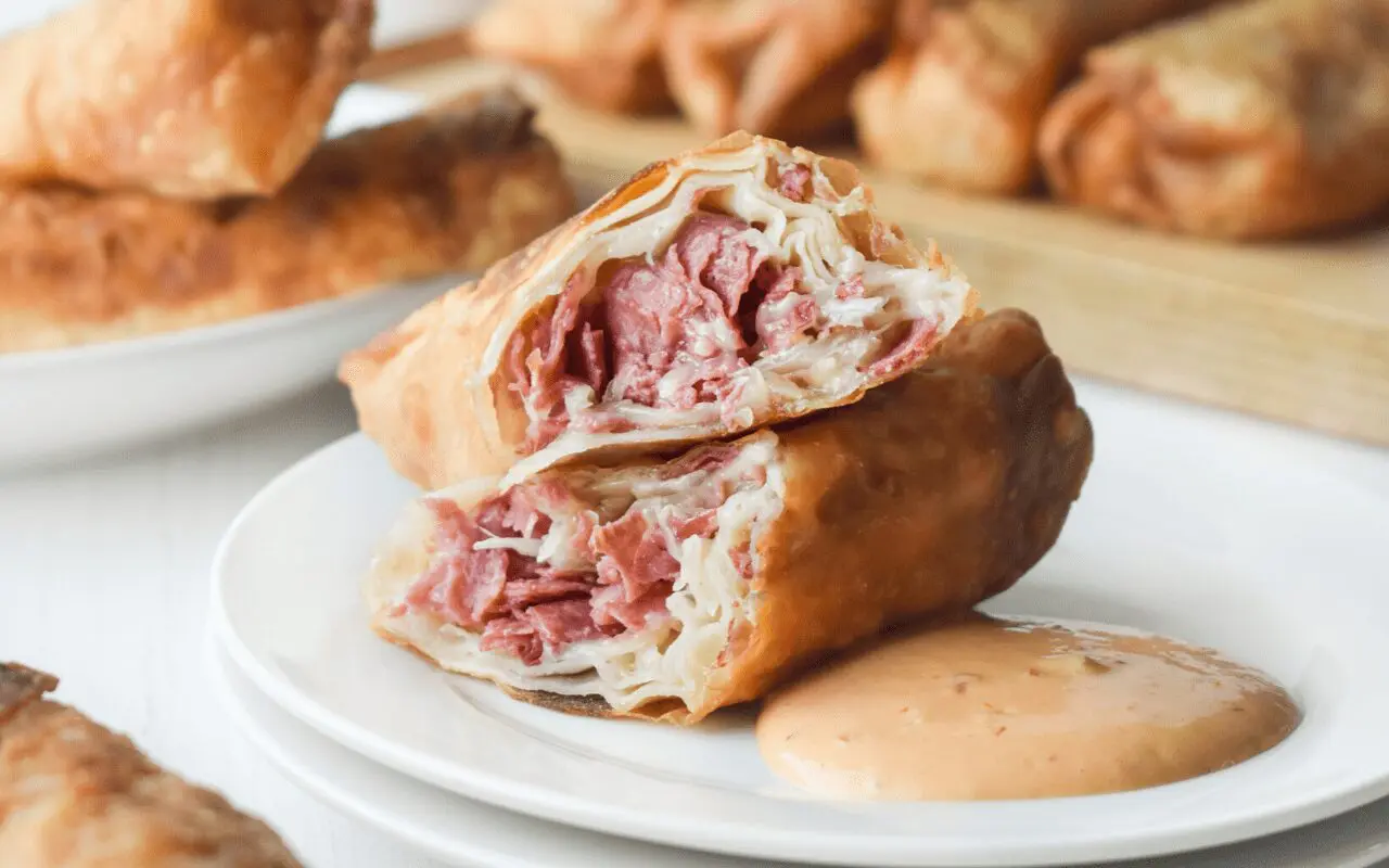 Photo: Reuben Egg Rolls.