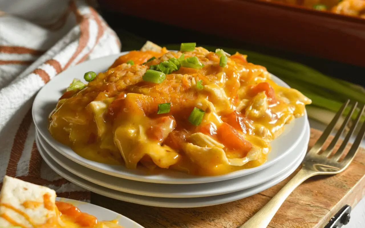 Photo: Easy Chicken Tortilla Bake
