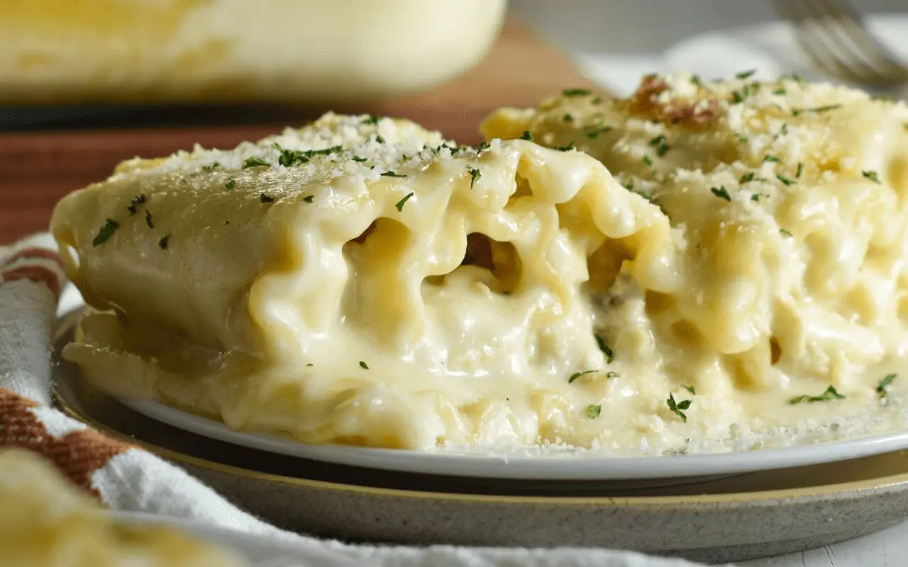 Photo: Chicken Alfredo Lasagna Roll-Ups