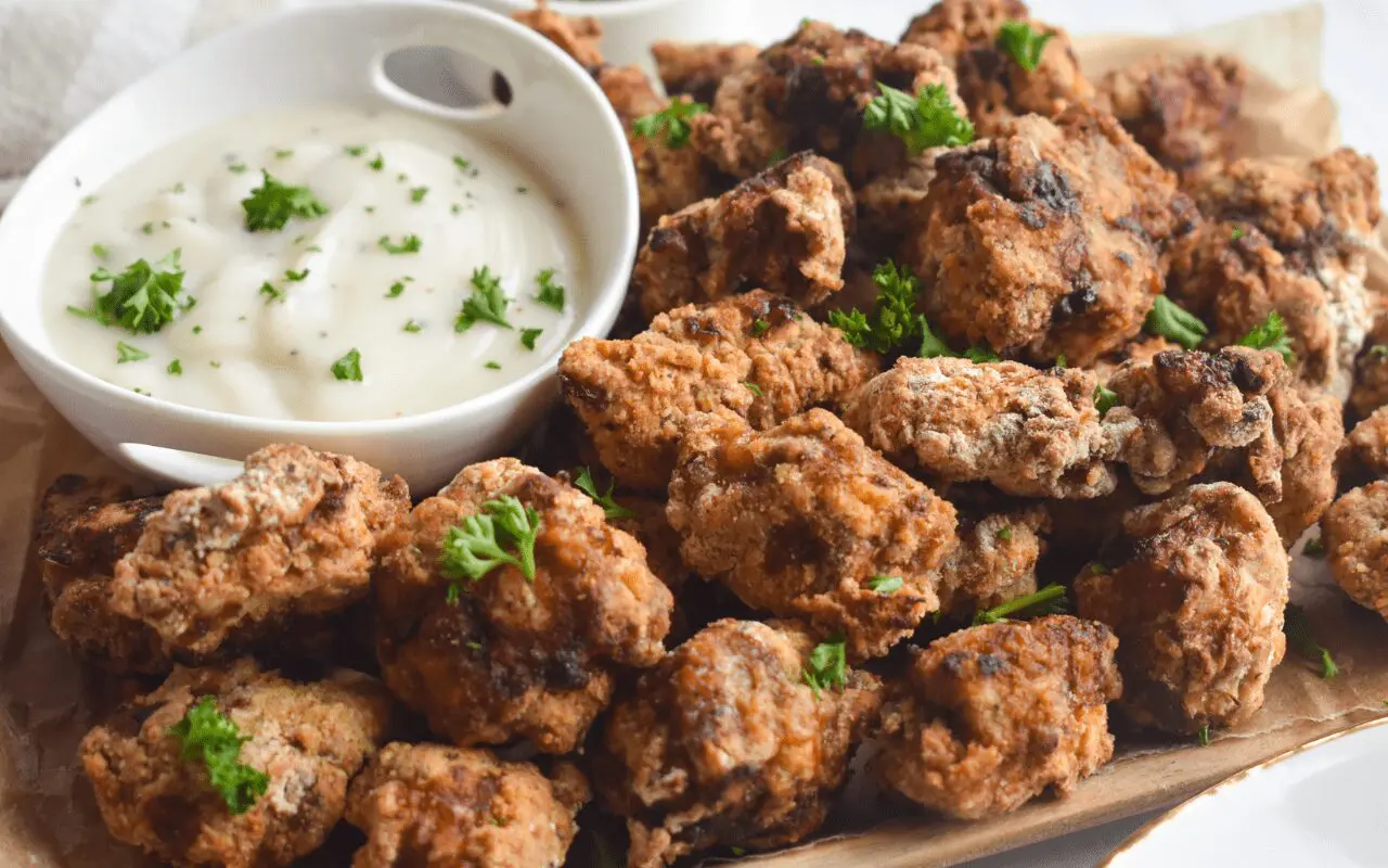 Image: Air Fryer Popcorn Steak Bites.