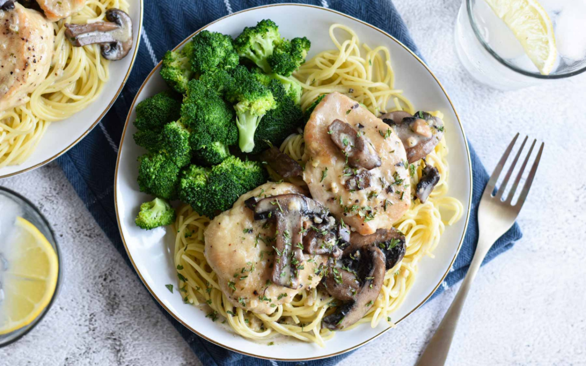 Chicken Marsala.