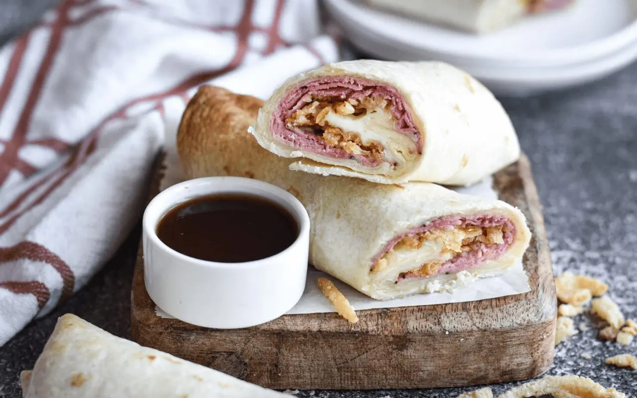 French Dip Tortilla Roll Ups.