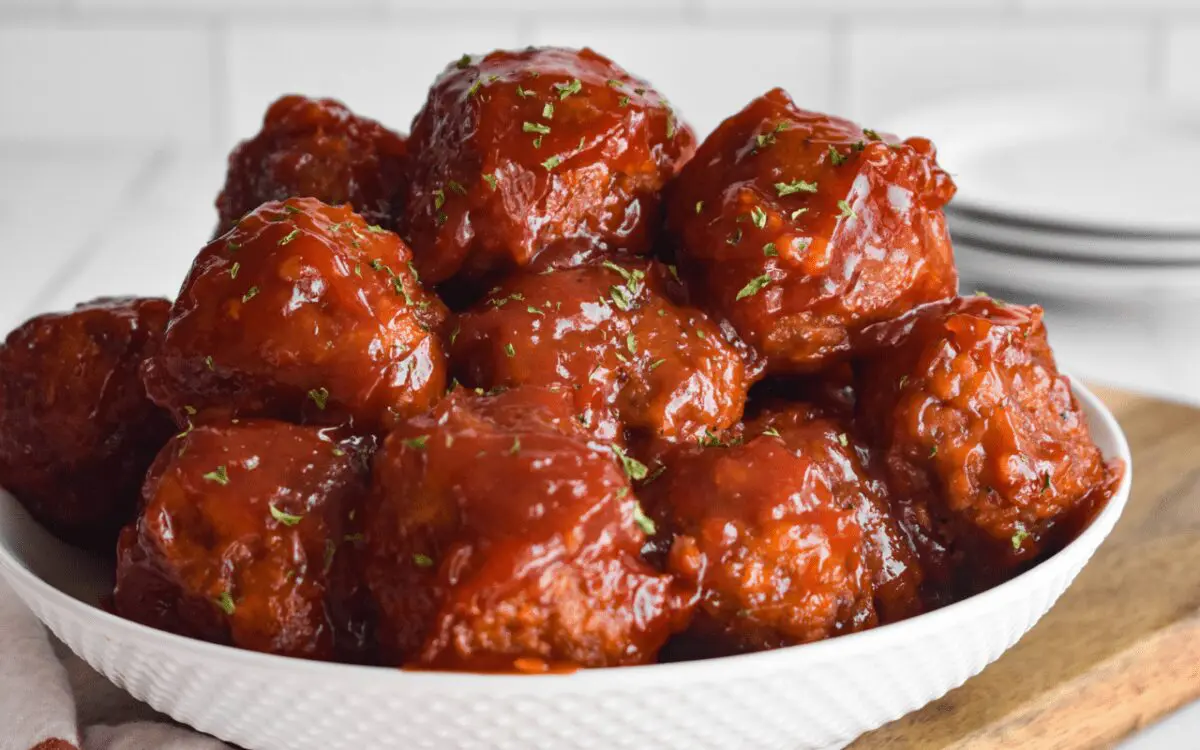 Image: Glazed Meatballs.
