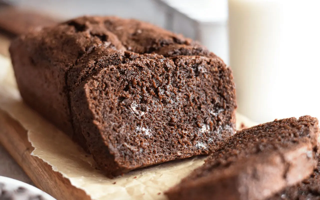 Whole Wheat Double Chocolate Zucchini Bread.