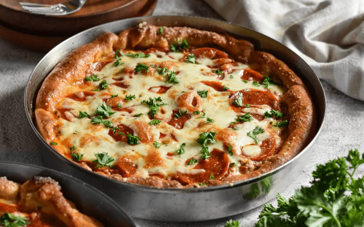 Deep Dish Pizza.