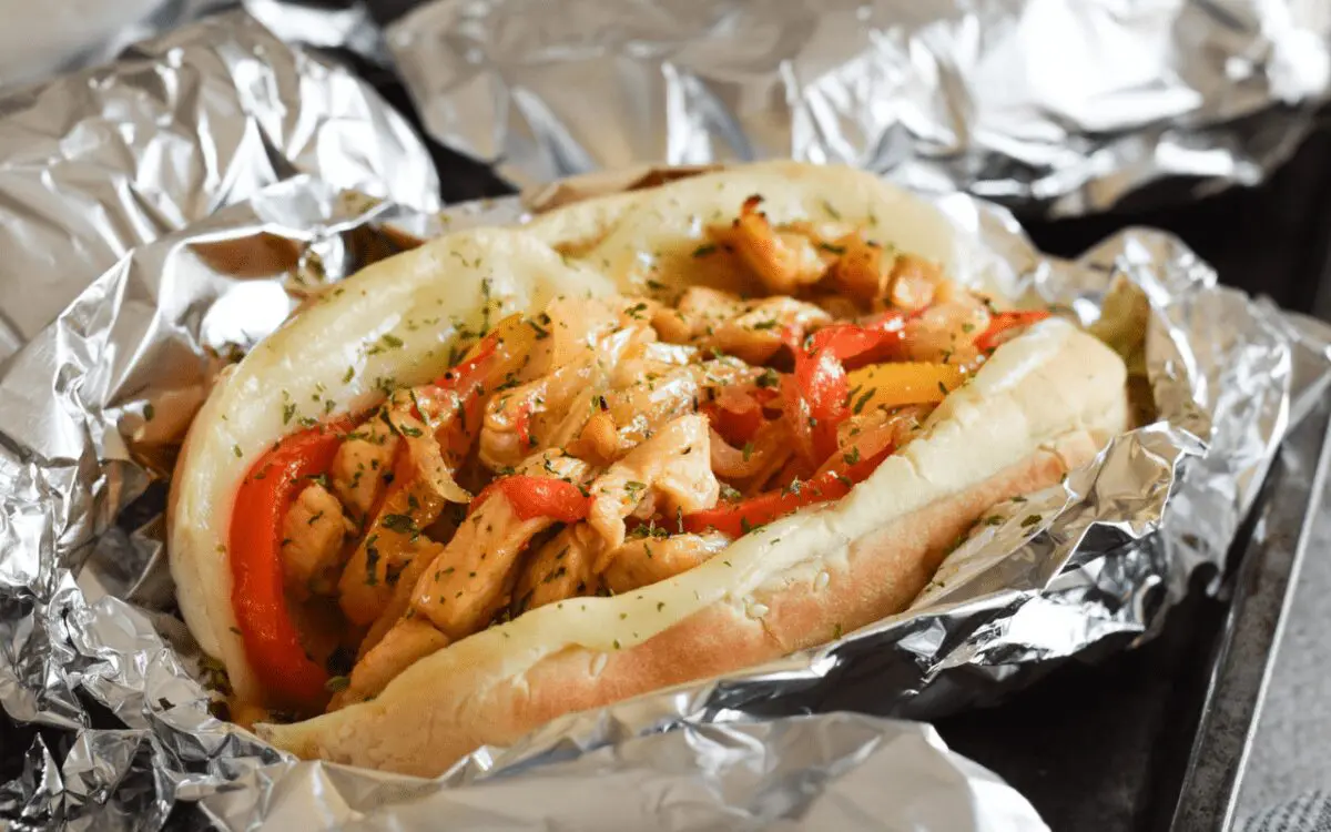 Chicken Philly Cheese Sandwiches.