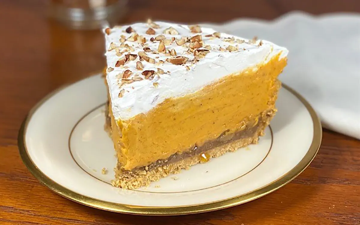 Image: No-bake Praline Pumpkin Pie.
