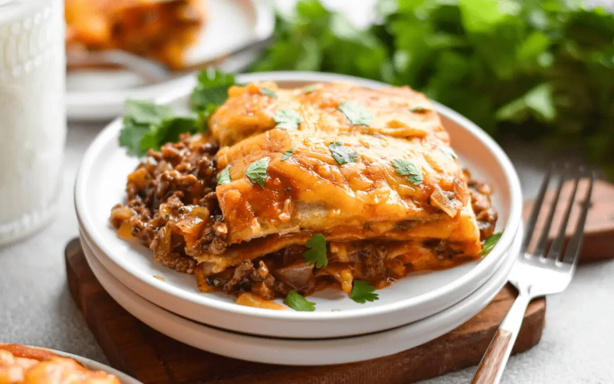 Beef Fajita Enchilada Casserole web