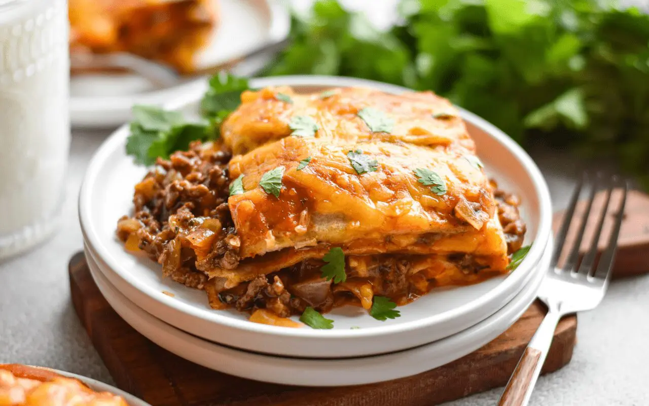 Beef Fajita Enchilada Casserole web