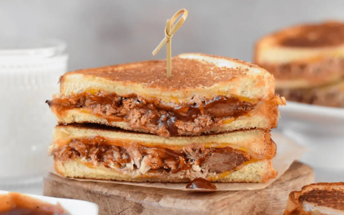 Image: Pulled Pork Grilled Cheese.