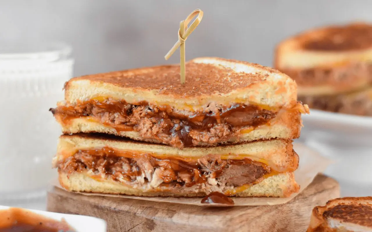 Image: Pulled Pork Grilled Cheese.