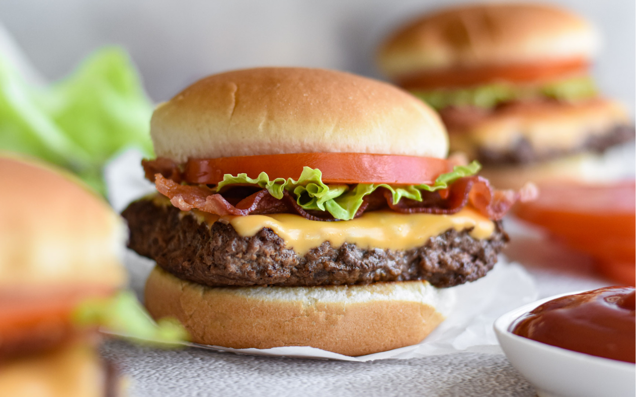 Image: Copycat Wendy's cheeseburger.