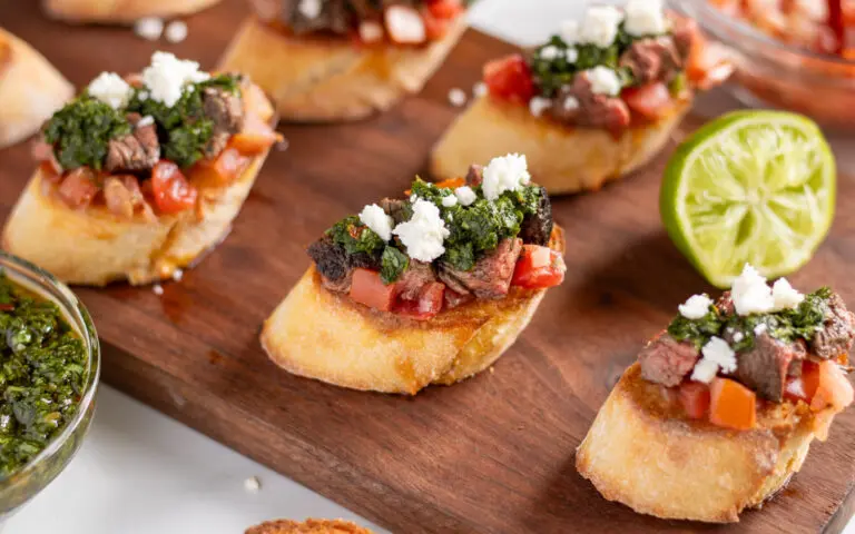 Photo: Easy Steak Bruschetta.