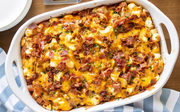 Everything Bagel Breakfast Casserole.