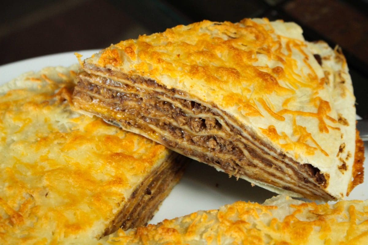 Quick & Simple Layered Taco Casserole Recipe  Eat Wheat