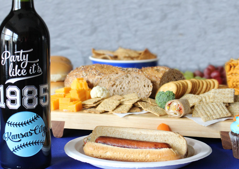 Wheat foods, including hot dogs, ready to be eaten for the opening of the Royals season