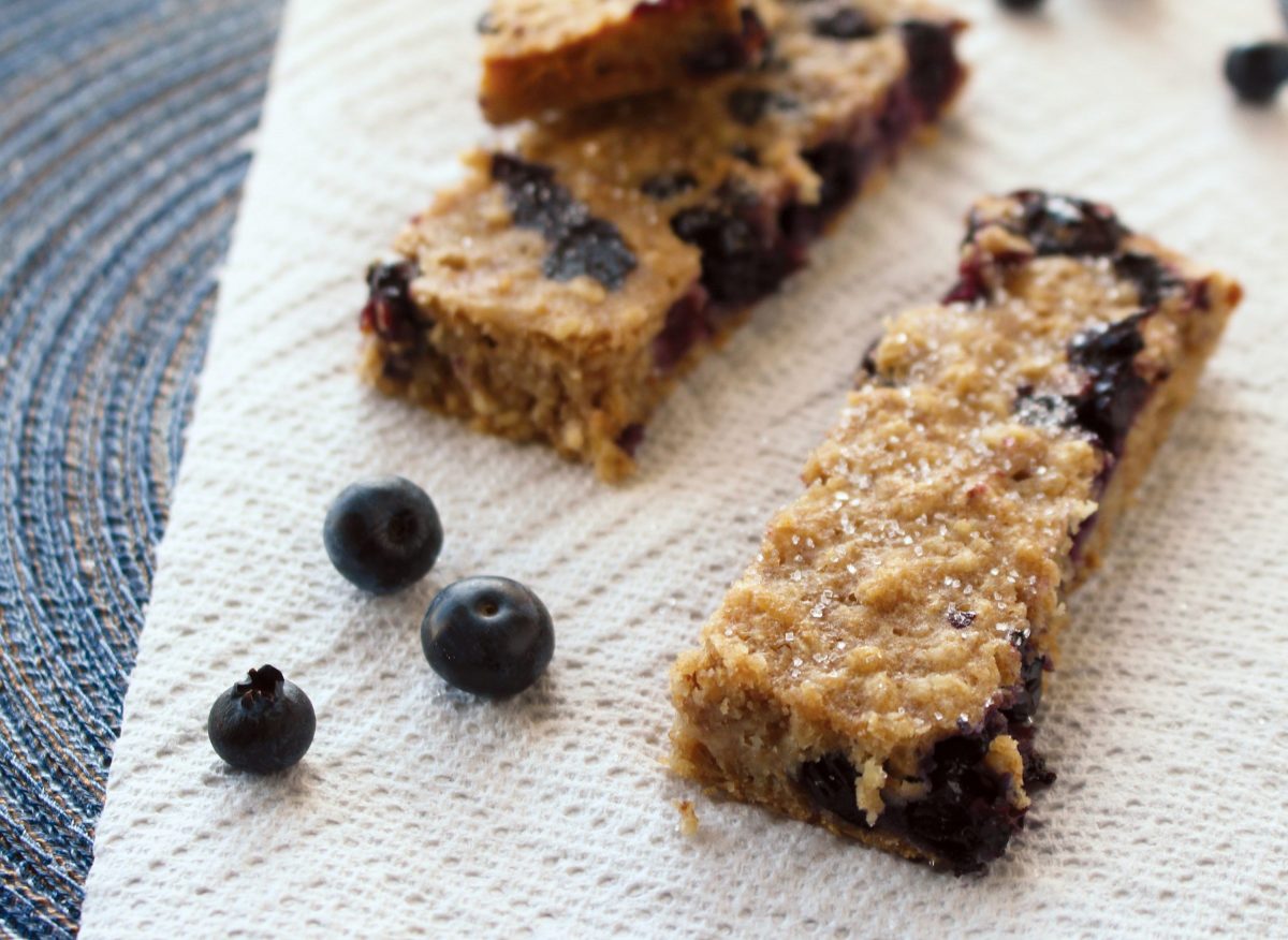 Whole Grain Blueberry Banana Breakfast Bars are a perfect addition to your breakfast menu! Easy to make, easy to store and easy to pack!