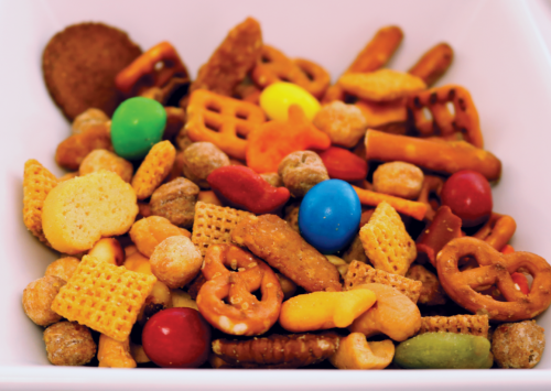 This snack mix has a little something for everyone
