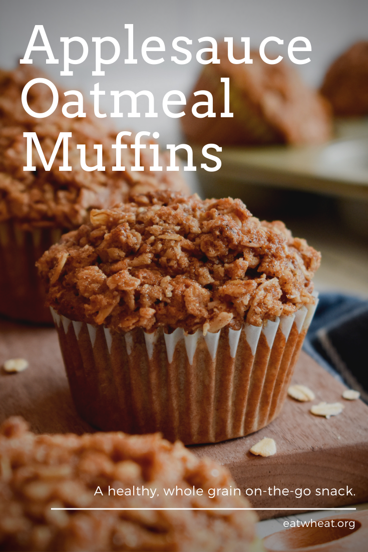 Image: Applesauce Oatmeal Muffins.