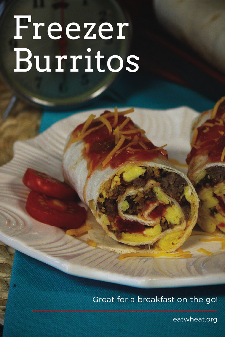 Freezer Burritos are a great way to speed up your morning routines!