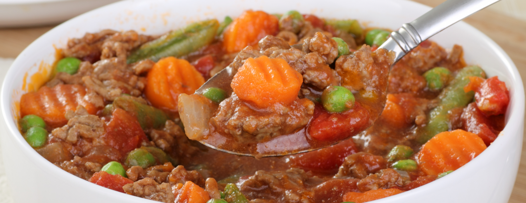 Photo: Vegetable beef soup.