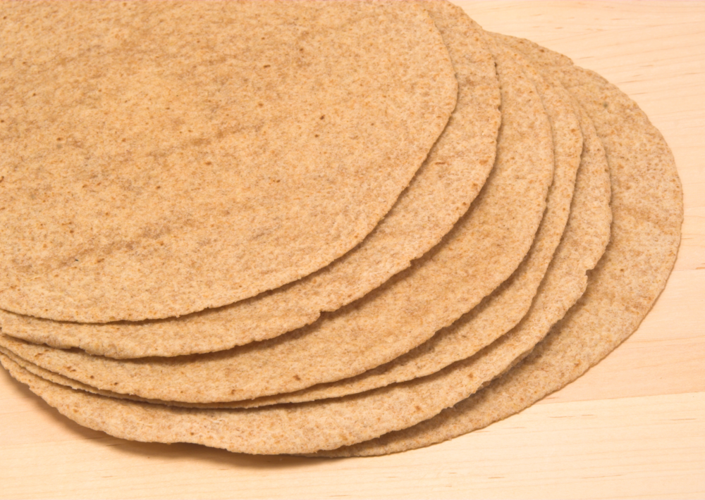 Photo: Whole wheat tortillas.