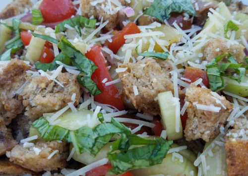 Photo: Panzanella Salad.