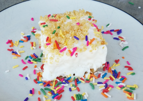 Photo: Frozen lemonade dessert.